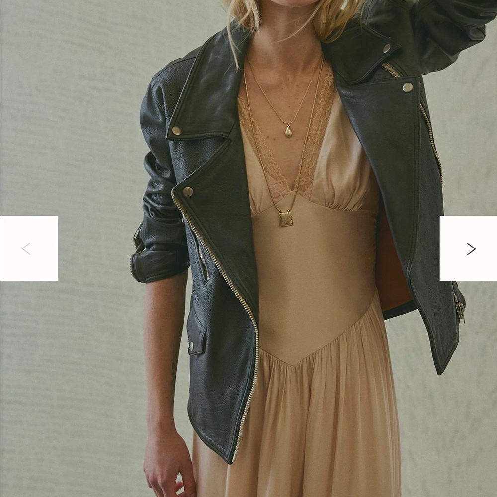 We The Free Jealousy Leather Moto Jacket‎ - Picture 7 of 8